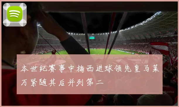 本世纪赛事中梅西进球领先皇马莱万紧随其后并列第二